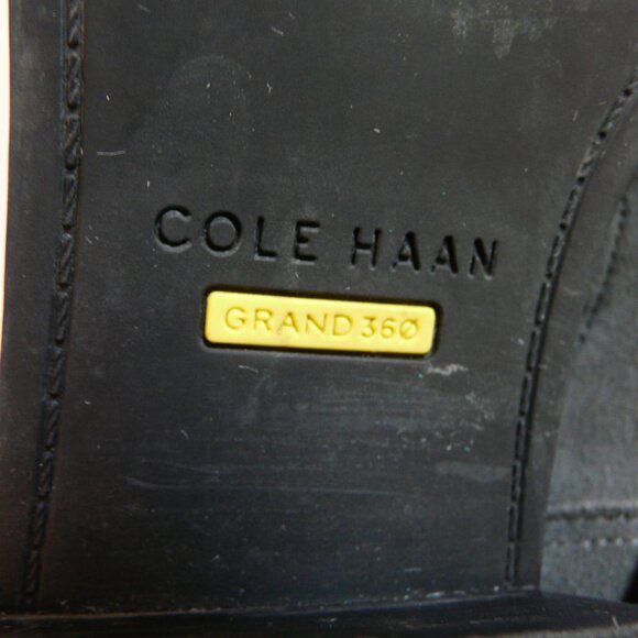 Ladies Cole Haan Grand OS Zip Boots 7 B Gray Suede Ankle Boots - Picture 10 of 13